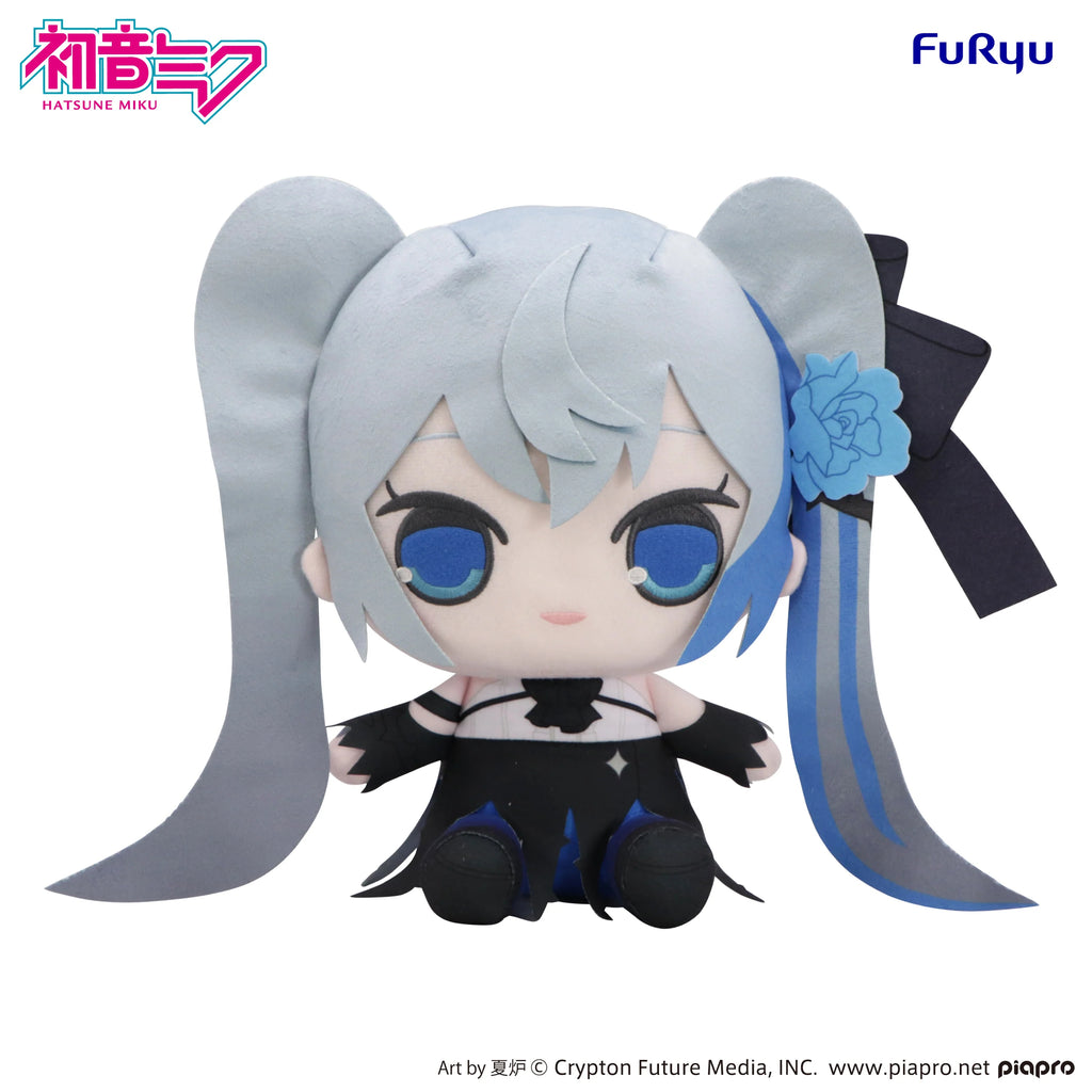 Hatsune Miku KYURUMARU Big Plush Toy - Blue Rose 初音 未來 毛公仔