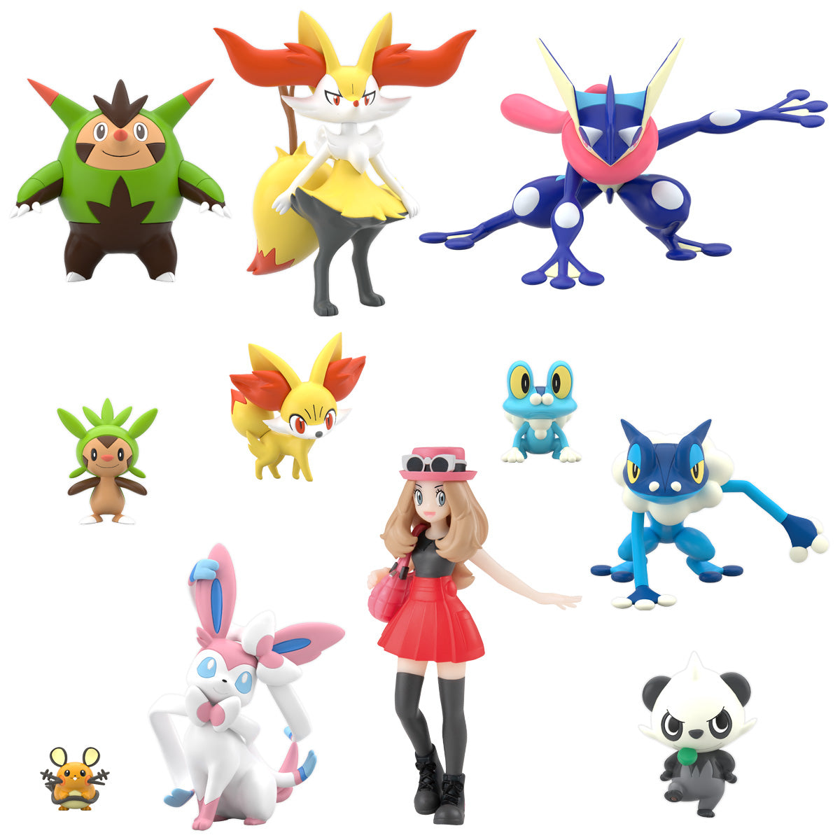 POKEMON SCALE WORLD KALOS REGION SET 精靈 寶可夢 卡洛斯地區