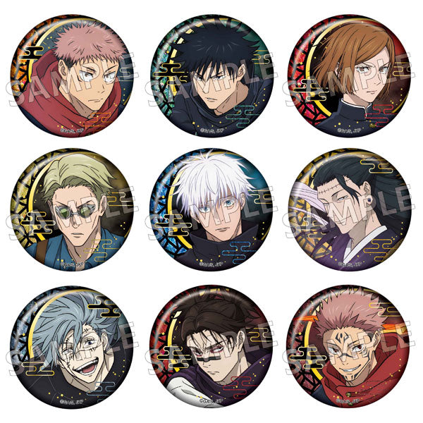 Jujutsu Kaisen Raden Style Can Badge Vol.2 (set of 9) 咒術迴戰 螺鈿風 涉谷事變 襟章