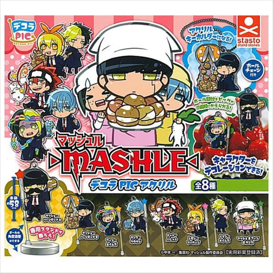 Decora PIC Acrylic MASHLE (set of 8) 肌肉魔法使 立牌 扭蛋 gashapon capsule