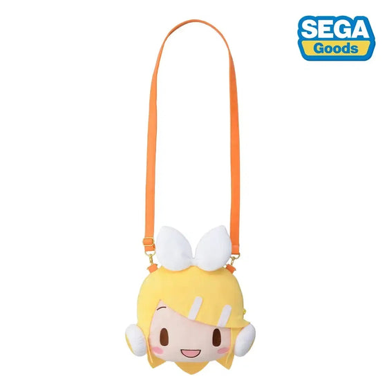 fuwa petit Kagamine Rin Face Shoulder Bag (M). 造型斜孭袋 - 鏡音鈴 初音未來