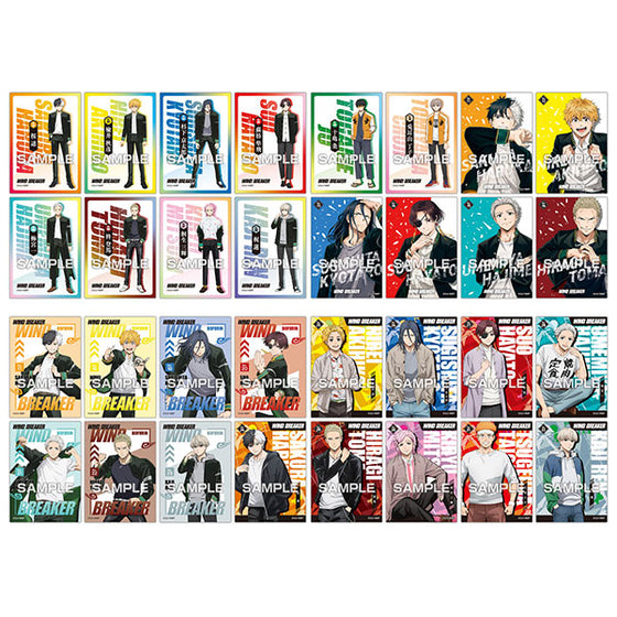 WIND BREAKER Clear Card Collection Gum (pack of 16) 防風少年 防風鈴 收藏卡