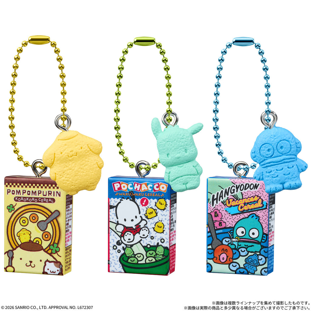 SANRIO CHARACTERS CEREAL CHARM WITH CHOCOLATE FLAKES (pack of 10) 三麗鷗