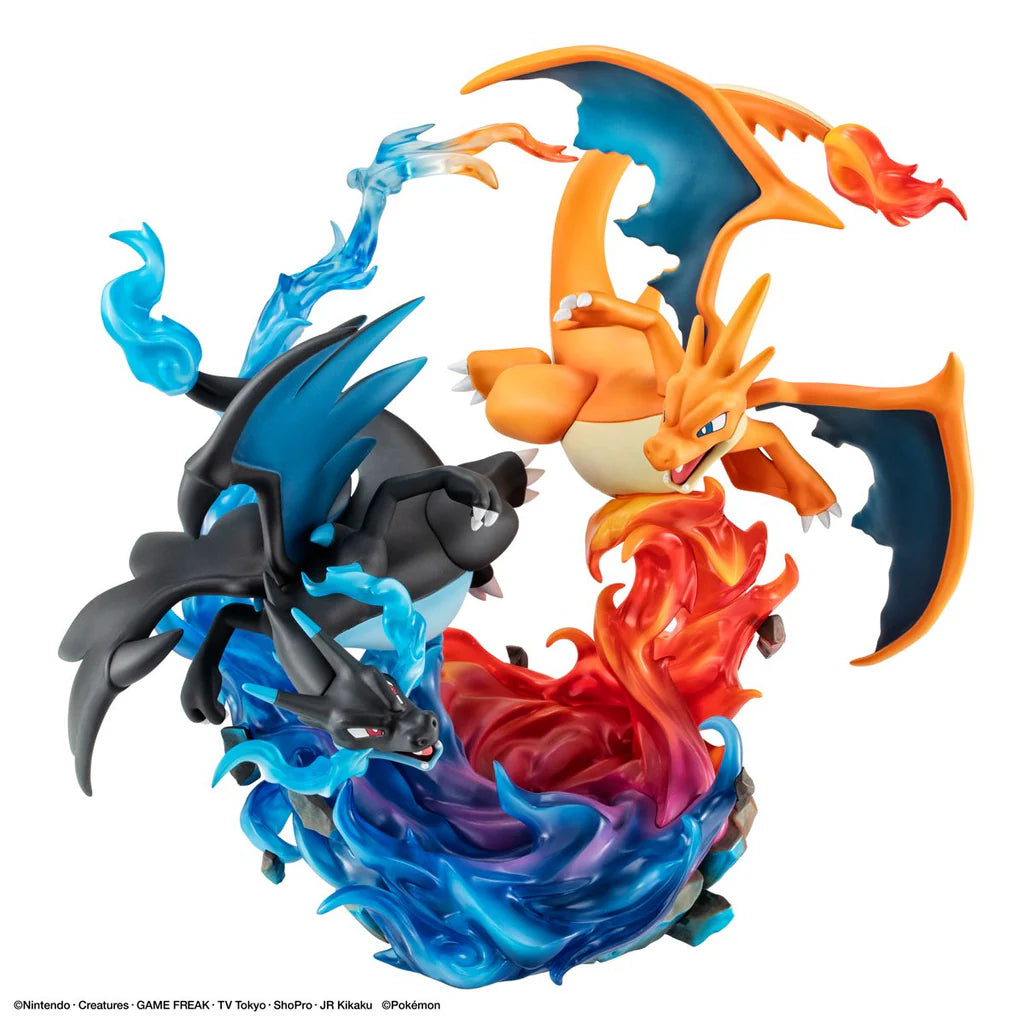 G.E.M.EX Series Pokémon - Mega Charizard X & Mega Charizard Y