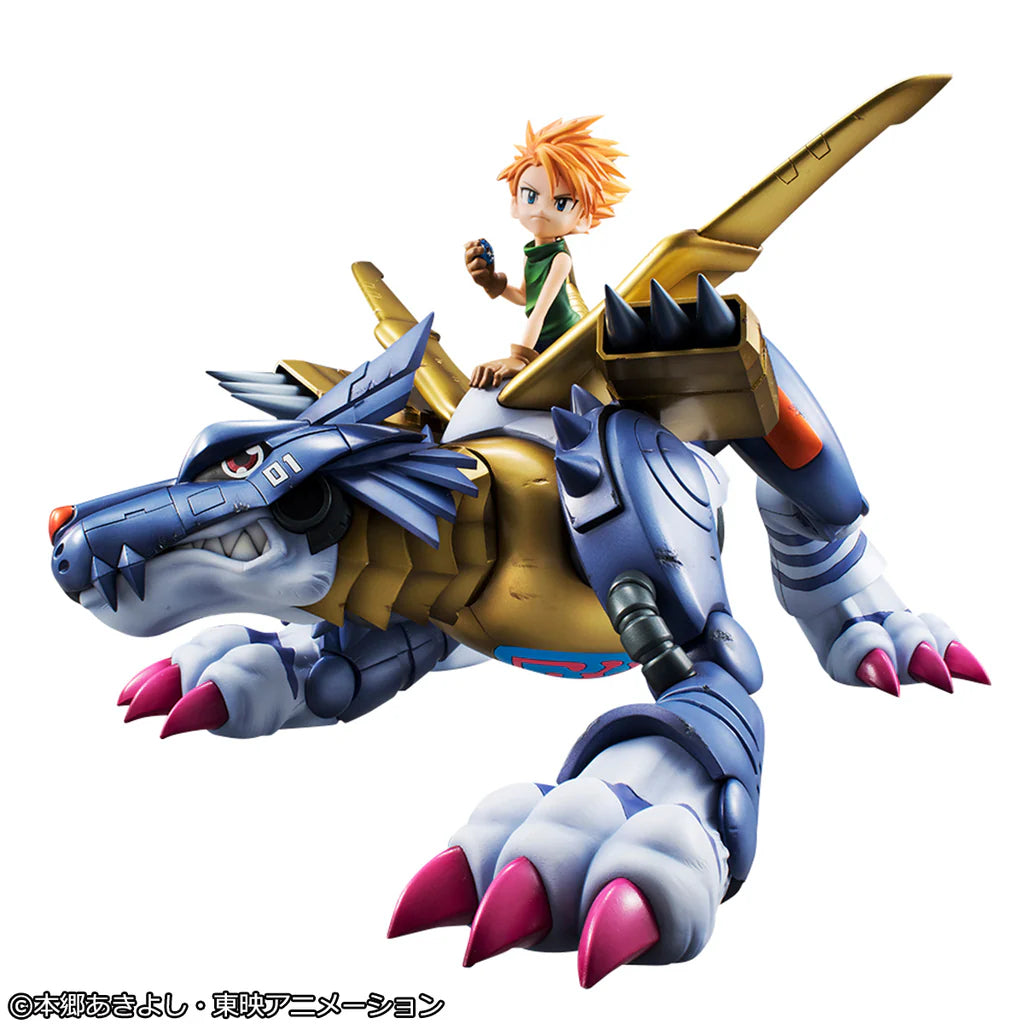 Precious G.E.M. Series Digimon Adventure Metal Garurumon & Ishida Yamato  數碼暴龍 鋼鐵加魯魯獸＆石田大和