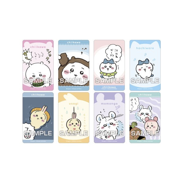 Chikawa deco sticker 4 with gum (box of 20 packs) ちいかわ 小可愛 吉伊卡哇 Chiikawa Something Small and Cute