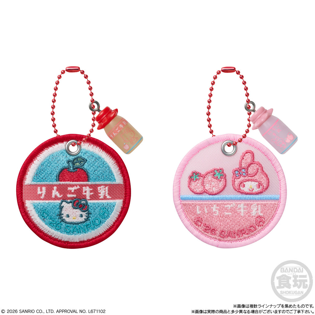 SANRIO CHARACTERS MILK CAPS SHEER CHARM & CHOCO BOLO (pack of 10) 三麗鷗