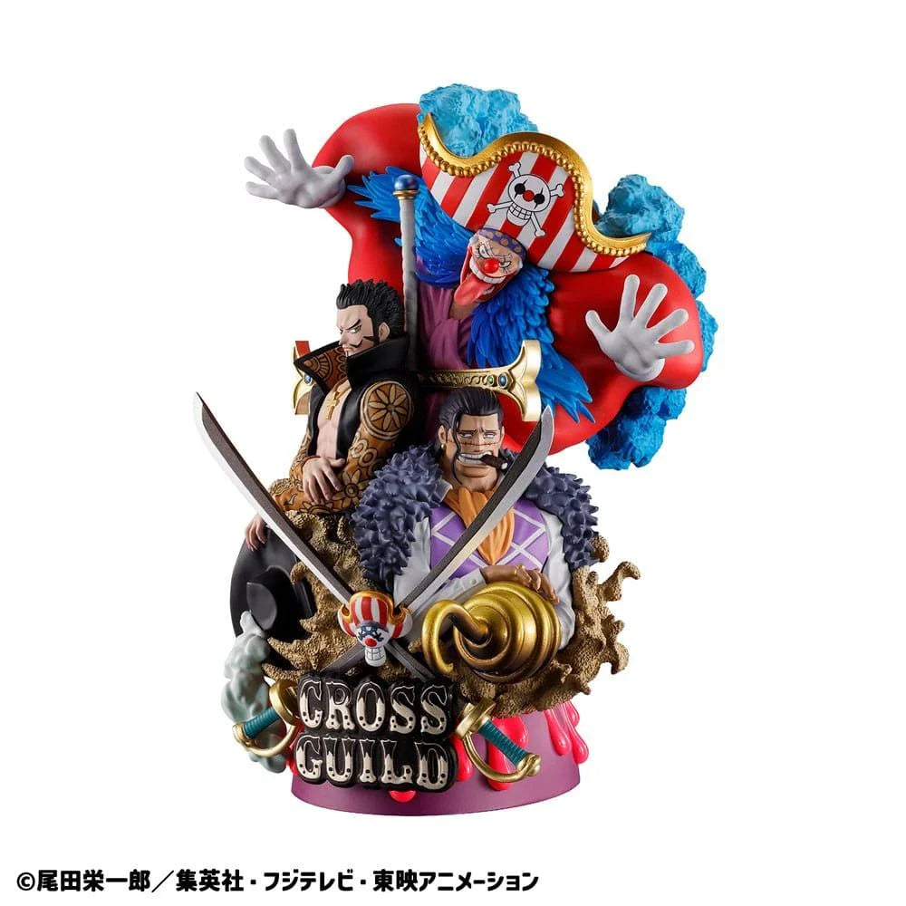 PETITRAMA DX  ONE PIECE LOGBOX RE BIRTH 03 Cross Guild 海賊王 十字公會 (巴基 鱷魚 鷹眼)