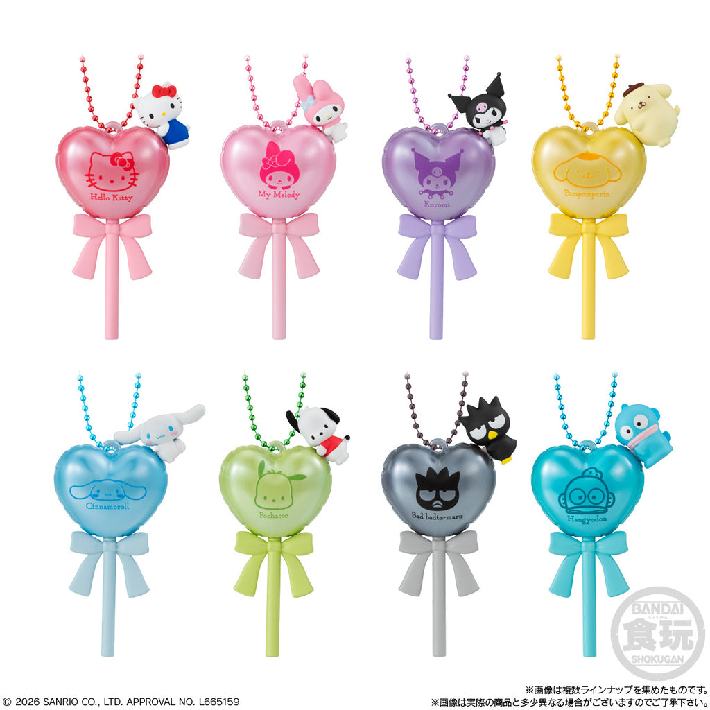 SANRIO CHARACTERS BALLOON CHARM & GUMMY (pack of 8) 三麗鷗