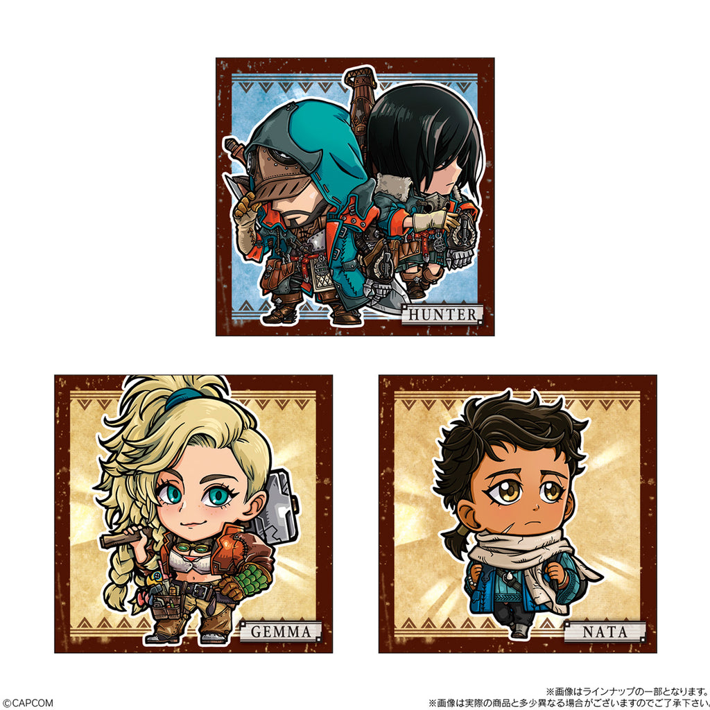 Niformation Monster Hunter Seal Wafers (pack of 20) 芒亨 魔物獵人 怪物獵人 餅貼 食玩