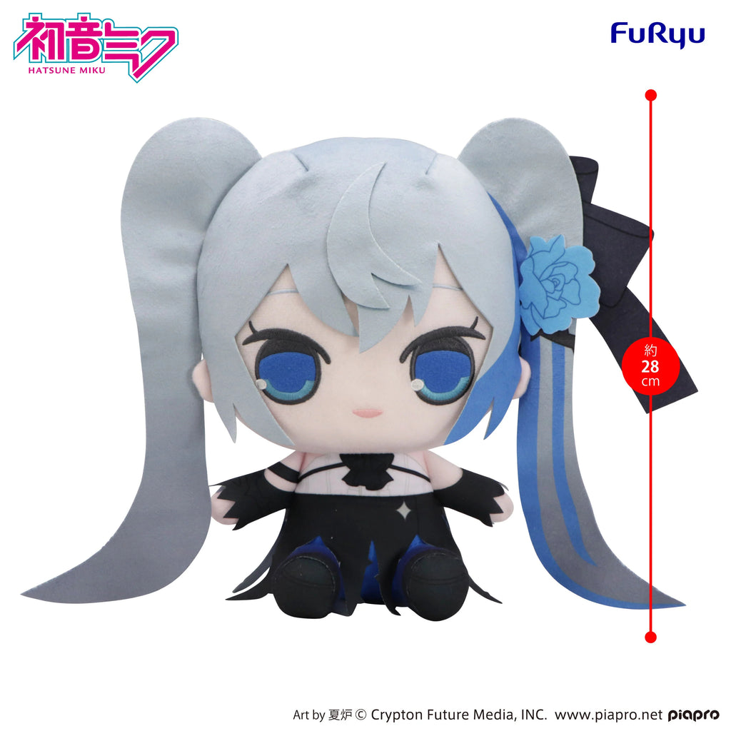 Hatsune Miku KYURUMARU Big Plush Toy - Blue Rose 初音 未來 毛公仔