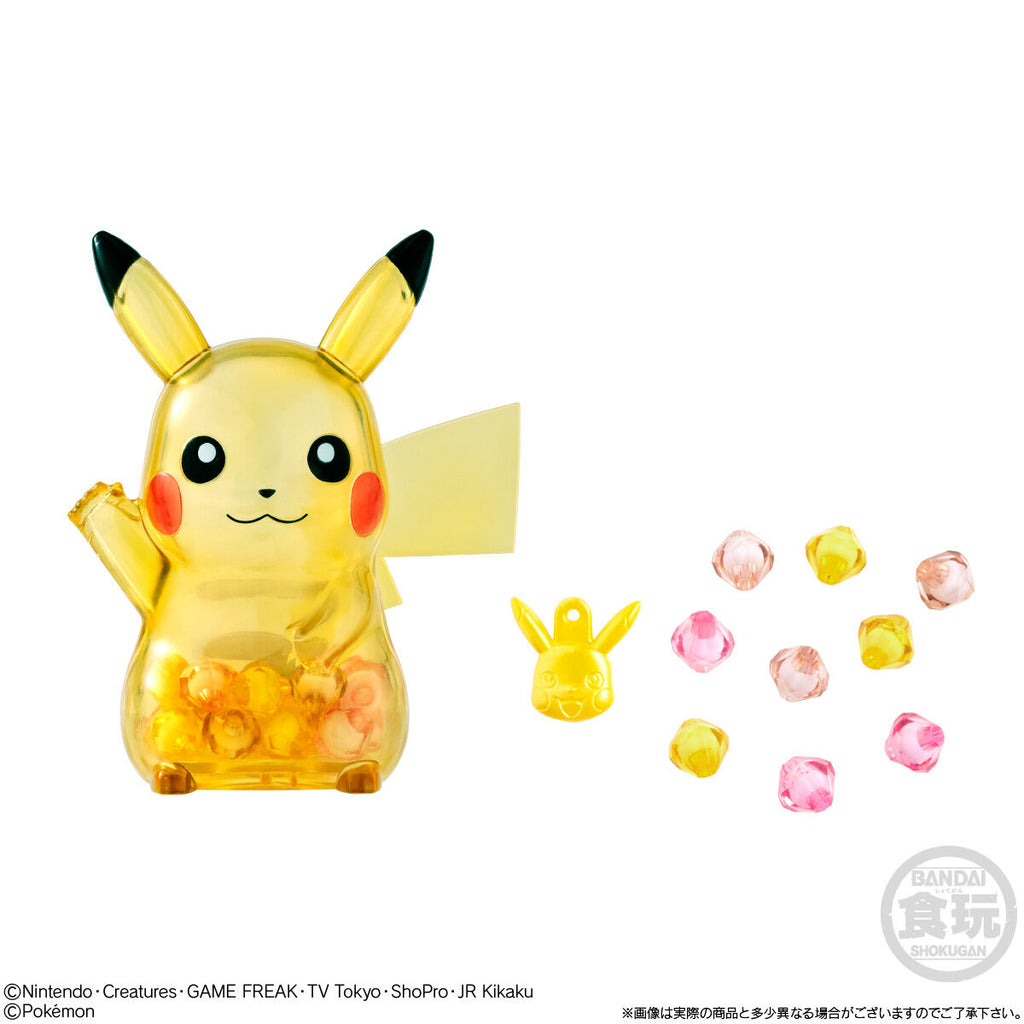 POKÉMON CRYSTALCOT (set of 5) 寵物小精靈 精靈寶可夢透明造型公仔