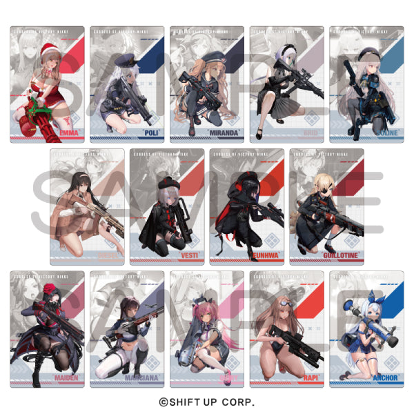 NIKKE Gun Girl Metal Card Collection Vol.2 (box of 10 packs) 勝利女神 妮姬 收藏卡