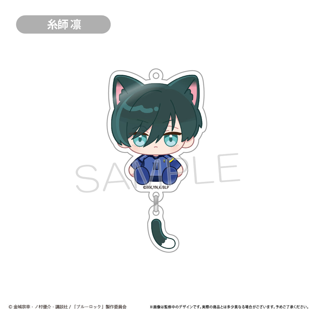 Blue Lock Acrylic Key Ring (set of 8) 藍色監獄 鎖匙扣 吊飾 掛飾