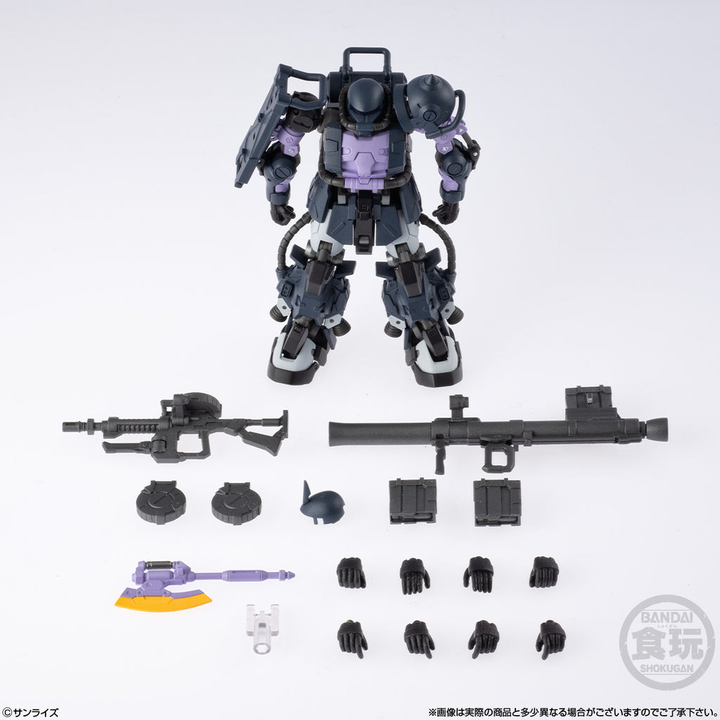 GUNDAM ARTIFACT PRO BLACK TRI-STARS ZAKU II 機動戰士 高達 黑色 三連星