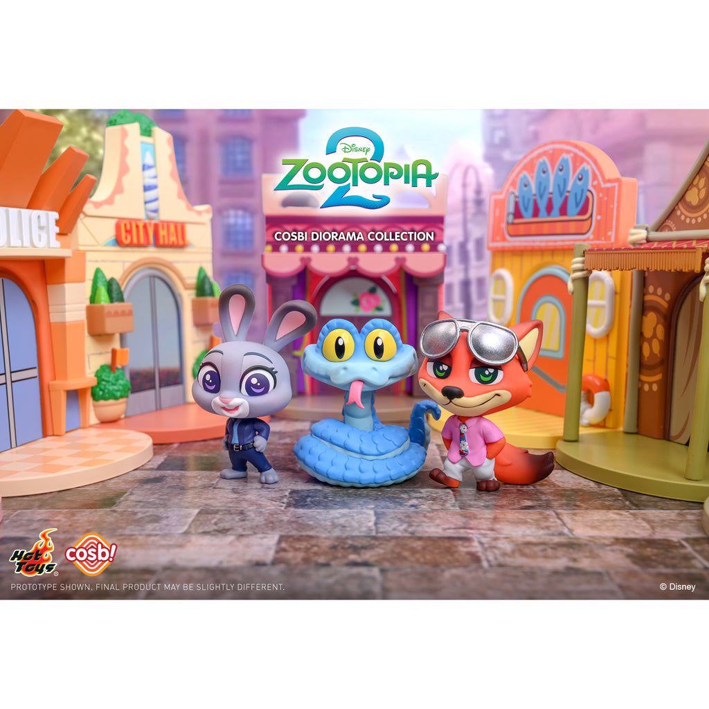 Hot toys - Zootopia 2 Cosbi Diorama Collection (set of 6) 優獸大都會 動物 城