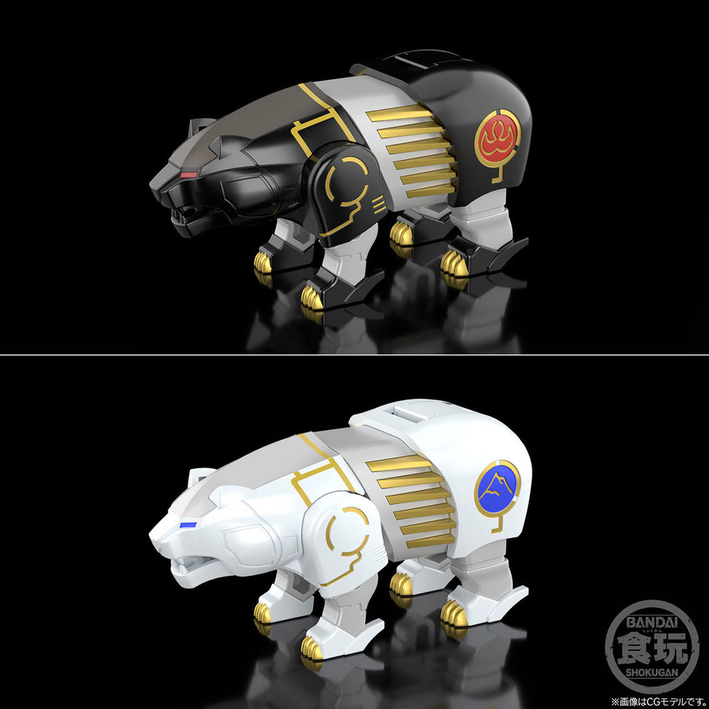 SMP [SHOKUGAN MODELING PROJECT] HYAKUJU GATTAI GAOMUSCLE / GAORHINOS & GAOMADILLO W/O GUM  百獸 合體 牙吠神