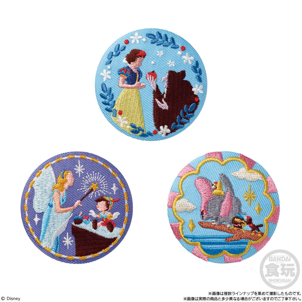 Disney Characters Embroidered Biscuit Badge vol. 1 (pack of 12) 迪士尼 刺繡 襟章