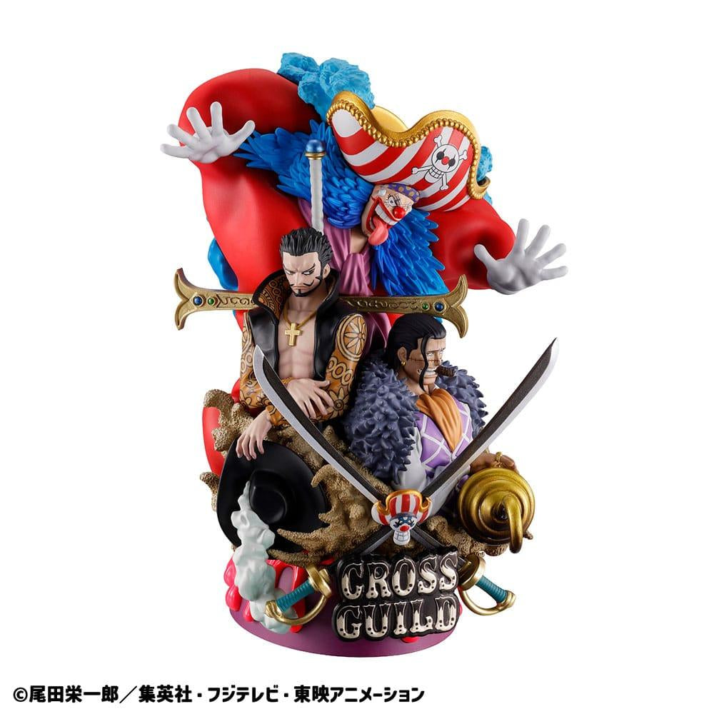 PETITRAMA DX  ONE PIECE LOGBOX RE BIRTH 03 Cross Guild 海賊王 十字公會 (巴基 鱷魚 鷹眼)