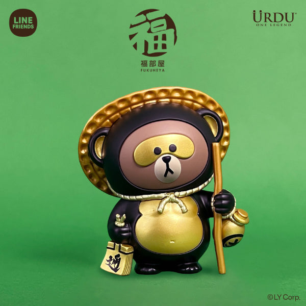 Urdu - Fukuheya Good Luck Brown Series 2 (box of 6) 福部屋 狸貓 河童 Line Friends