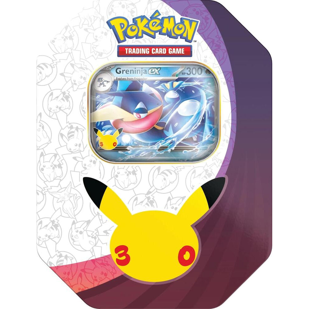30th Celebration Tin (Sylveon ex / Greninja ex) ME: 30th Celebration (Eng ver.) 寵物小精靈 寶可夢 卡牌