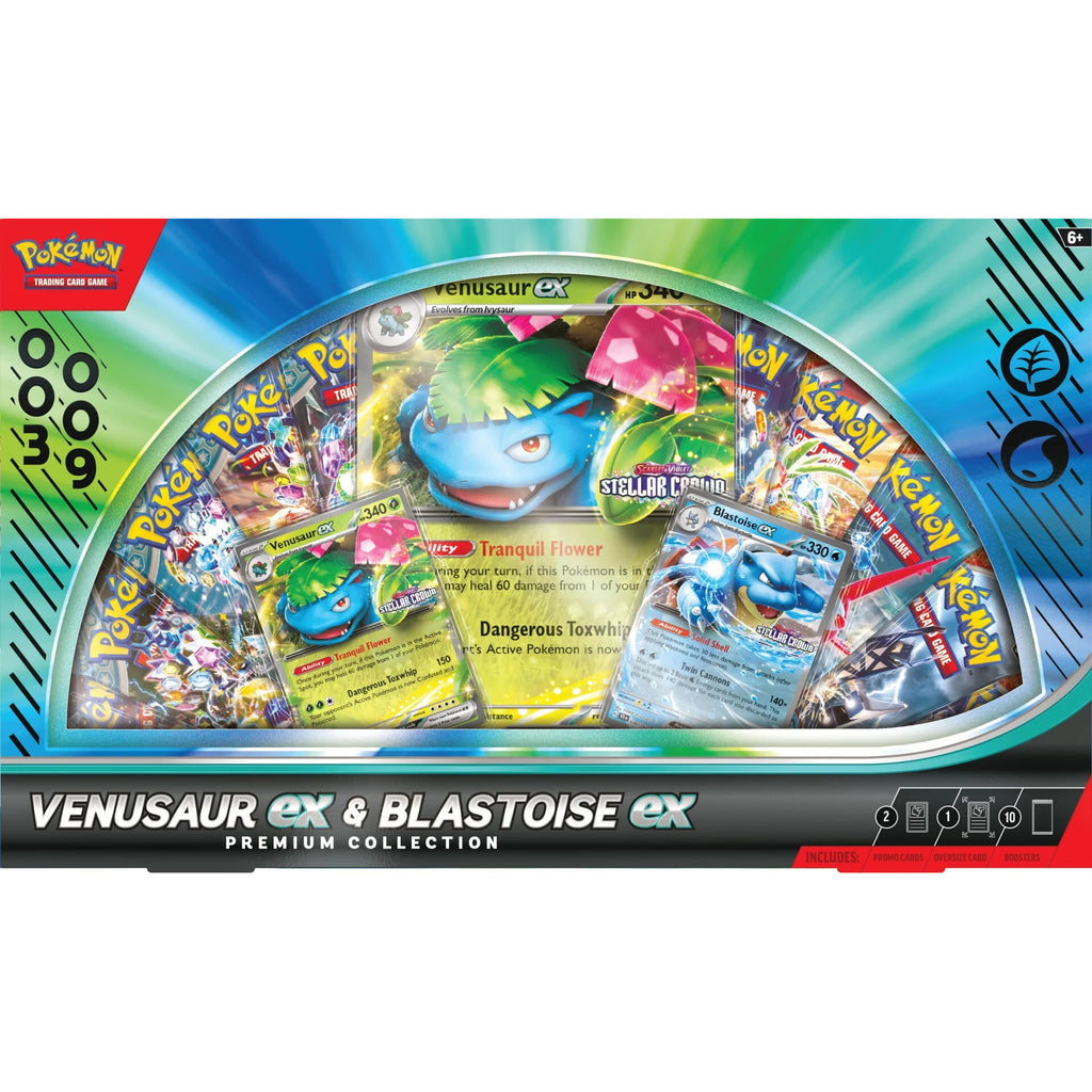Pokemon Venusaur ex & Blastoise ex Premium Collection (ENG ver.) 寵物小精靈 寶可夢 卡牌 對戰咭 PTCG