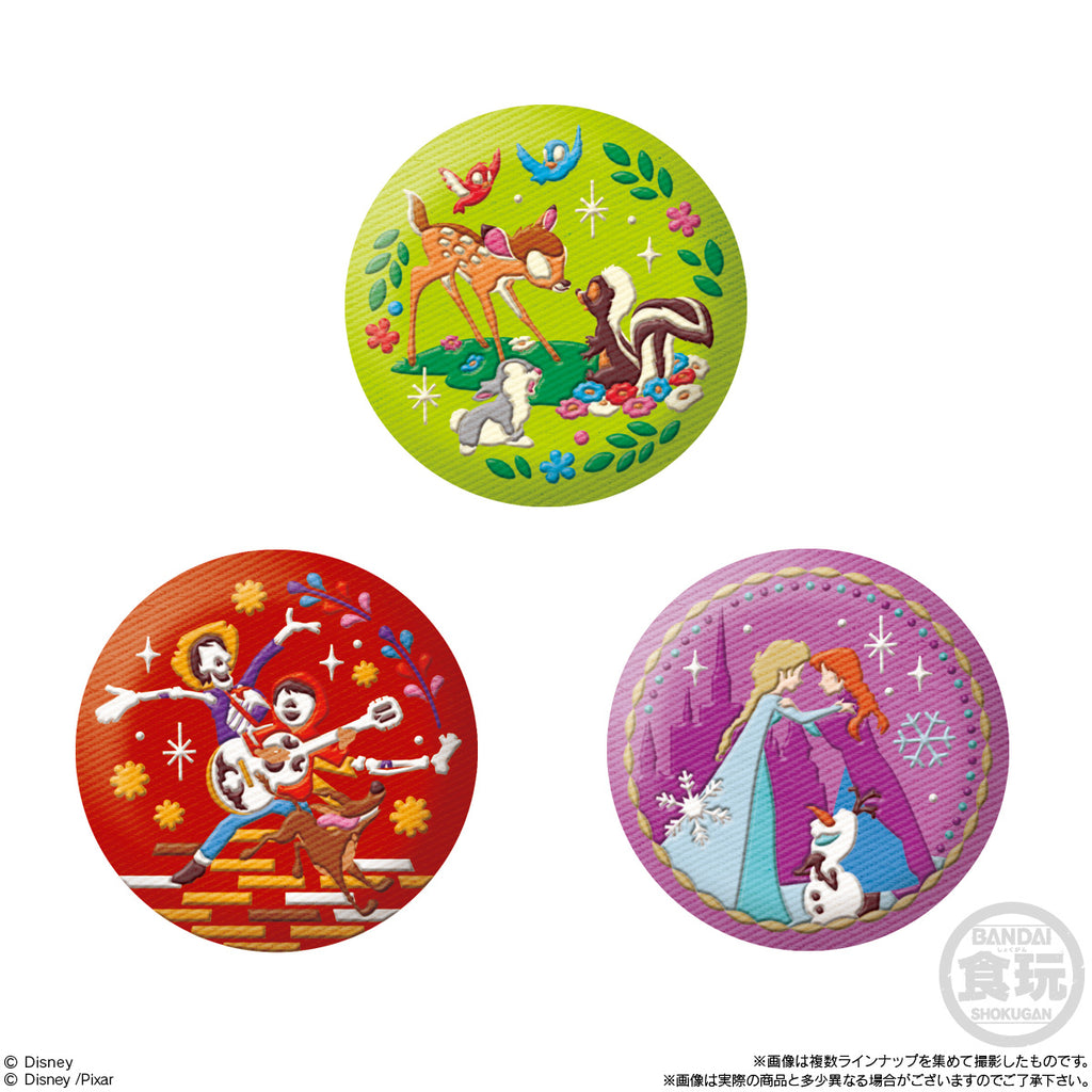 Disney Characters Embroidered Biscuit Badge vol. 2 (pack of 12) 迪士尼 刺繡 襟章