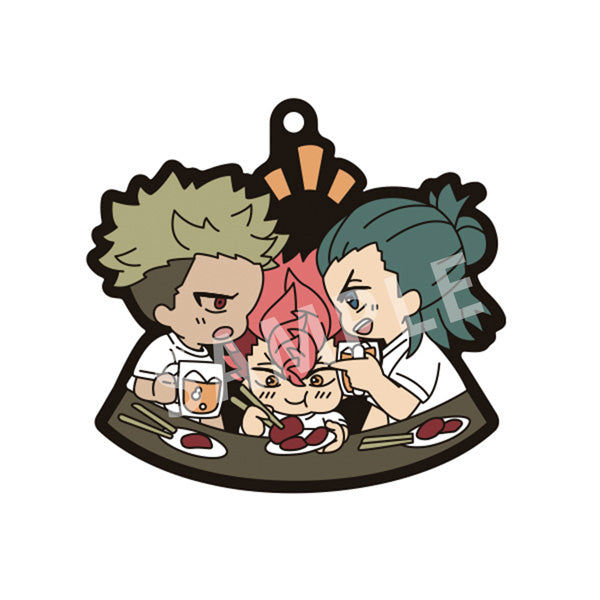 Rubber Mascot Buddycolle Kaiju No.８ (set of 6) 怪獸8號 吊飾 匙扣