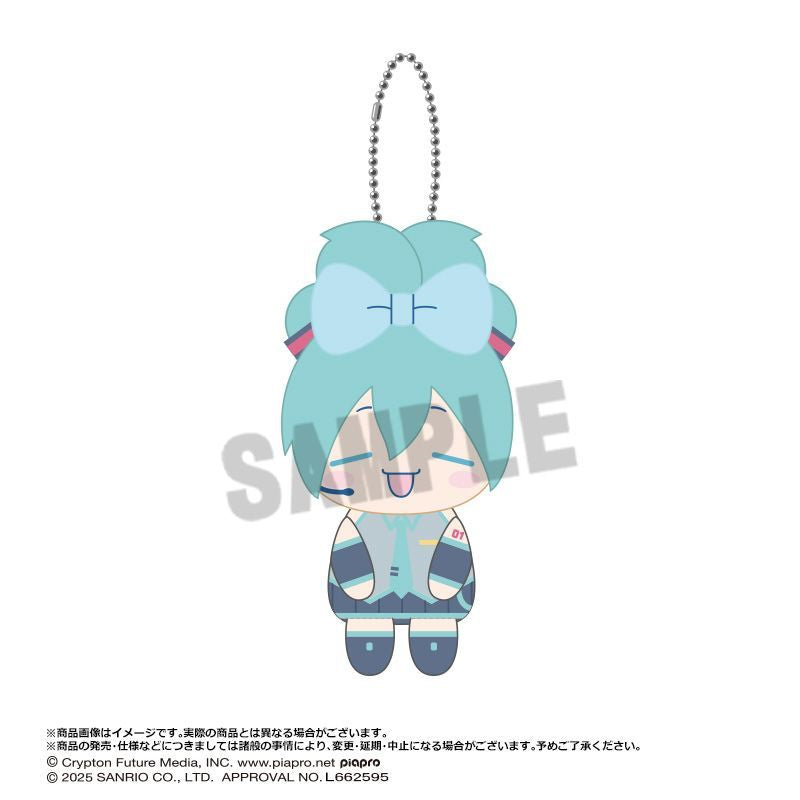 Hatsune Miku × Cinnamoroll Osuwari Club Plush Mascot (box of 6) 三麗鷗 玉桂狗 初音 未來