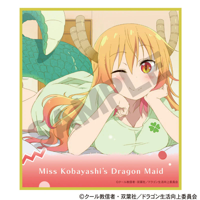 Miss Kobayashi's Dragon Maid trading mini colored paper (set of 10) 小林家的龍女僕 色紙