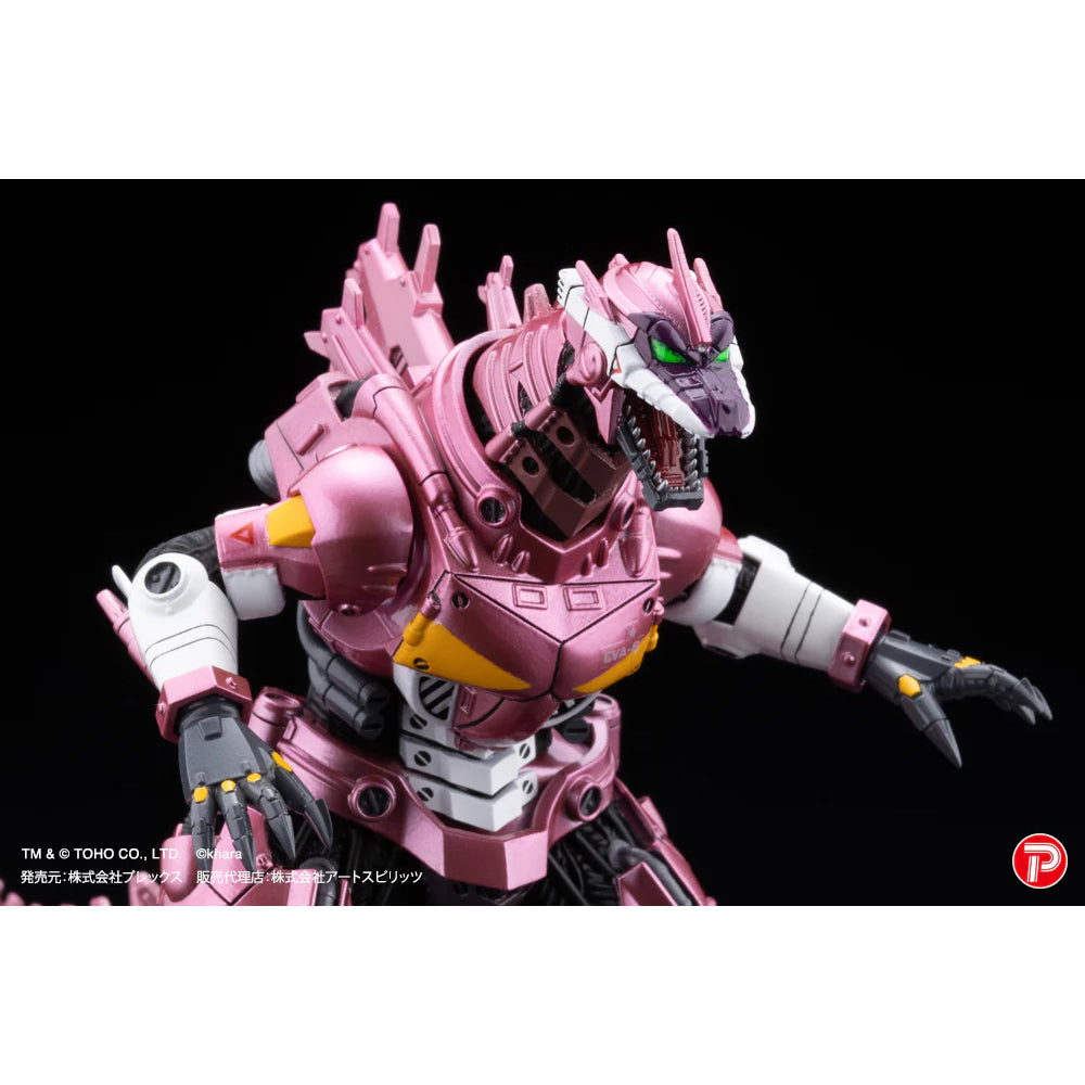 Hyper Modeling Mechagodzilla Kiryu Eva Metallic colour version (set of 4) 機甲哥斯拉 新世紀福音戰士 金屬色
