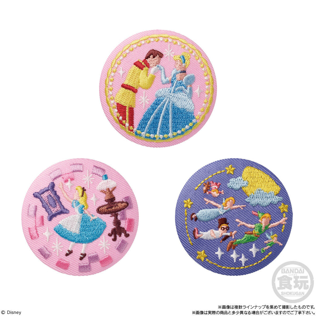 Disney Characters Embroidered Biscuit Badge vol. 1 (pack of 12) 迪士尼 刺繡 襟章