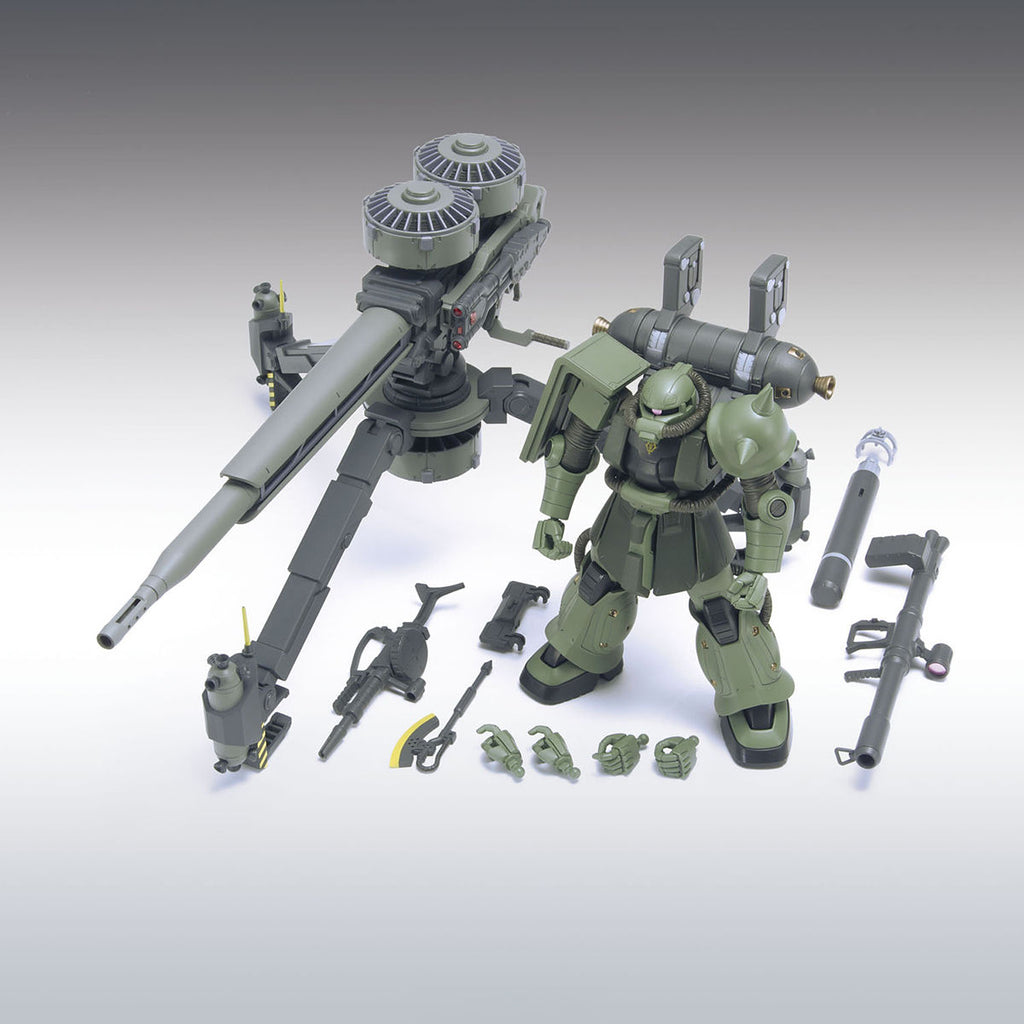HG 1/144 Mass-Produced Zaku + Big Gun (GUNDAM THUNDERBOLT Ver.) 機動戰士 量產型渣古+大炮裝備 雷霆宙域