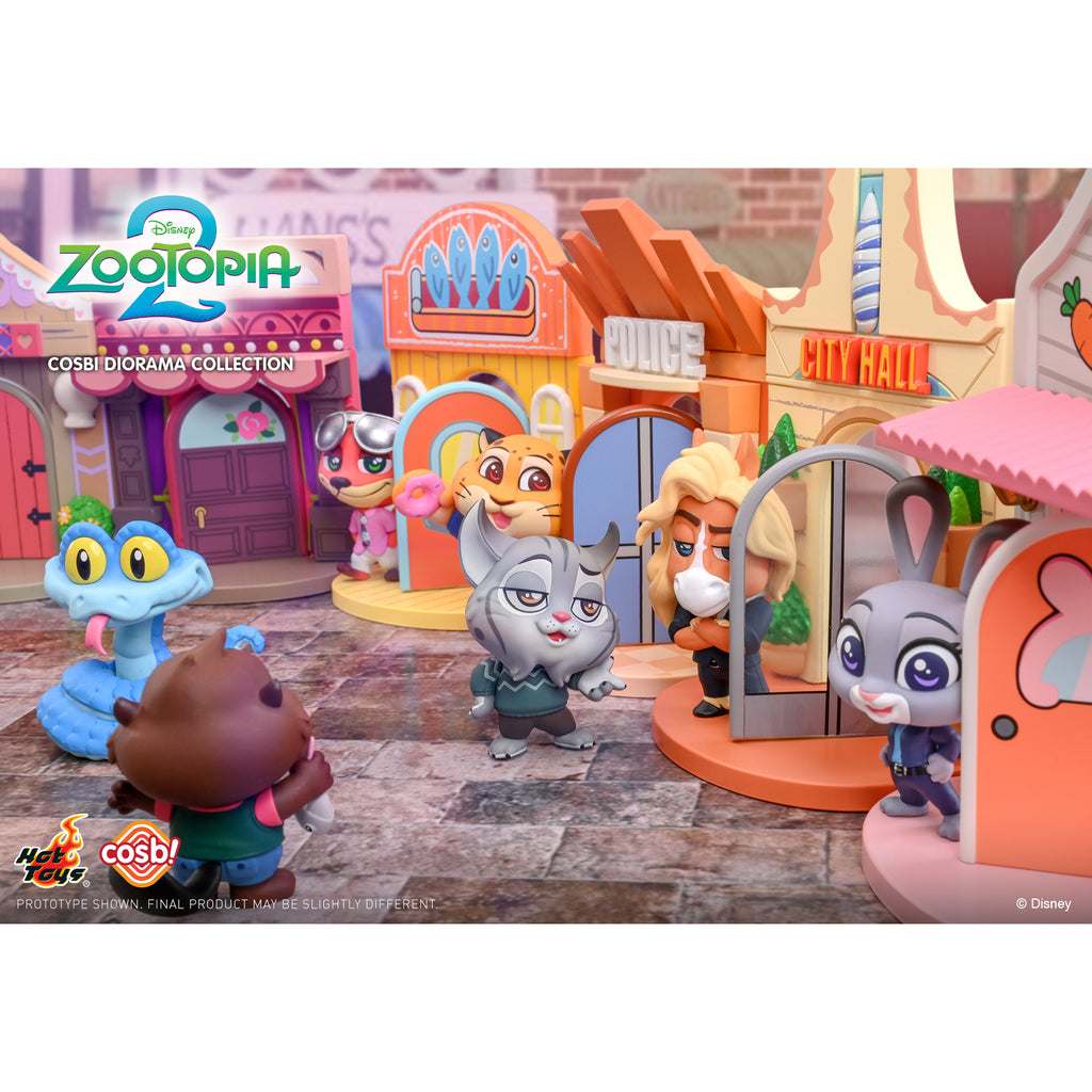 Hot toys - Zootopia 2 Cosbi Diorama Collection (set of 6) 優獸大都會 動物 城
