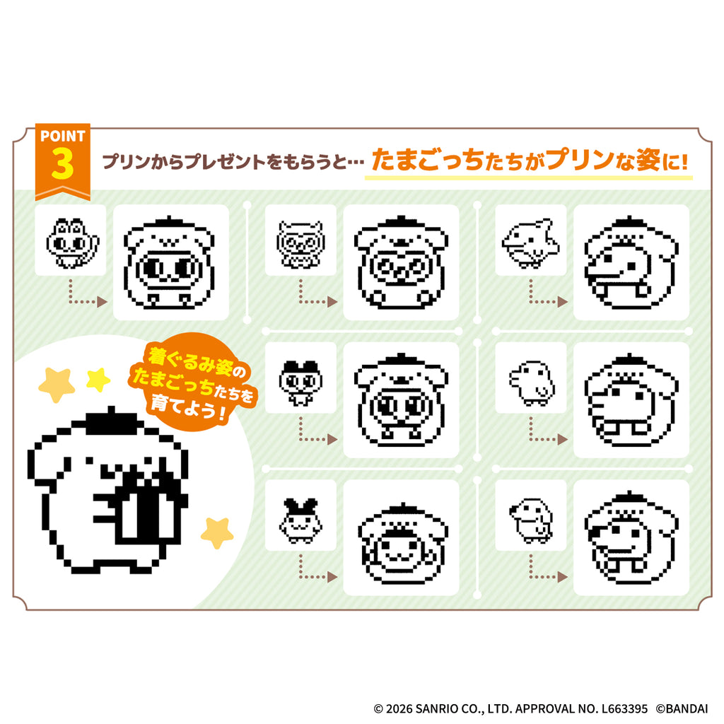 POMPOMPURIN Tamagotchi (Magical Pink / Basic Orange) 他媽哥池 塔麻可吉 三麗鷗