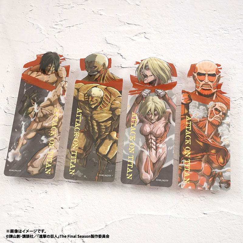 Attack on Titan Clear Bookmark (pack of 20) 進擊的巨人
