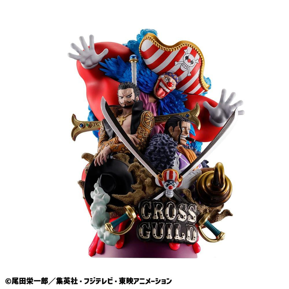 PETITRAMA DX  ONE PIECE LOGBOX RE BIRTH 03 Cross Guild 海賊王 十字公會 (巴基 鱷魚 鷹眼)