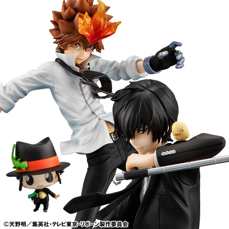 G.E.M. Series Katekyo Hitman Reborn! Tsunayoshi Sawada & Kyoya Hibari & Reborn set 家庭教師 澤田綱吉 雲雀恭彌 利邦