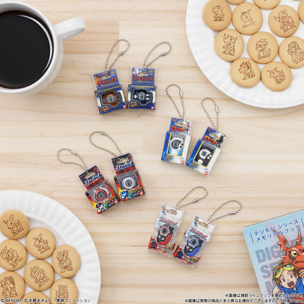 DIGIVICE PACKAGE CHARM & BISCUIT (pack of 10) 數碼暴龍 迷你包裝吊飾