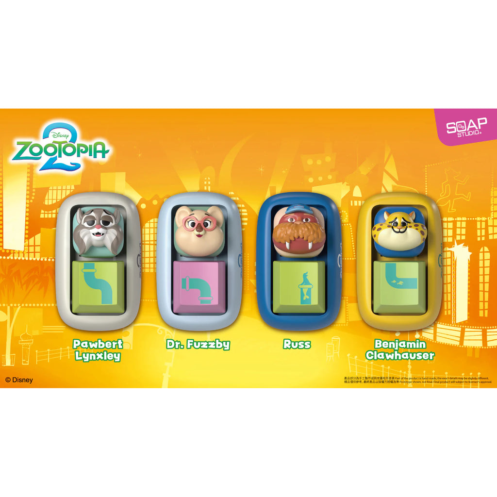 Disney Zootopia Keycap Blind Box (set of 10) 迪士尼優獸大都會 鍵帽