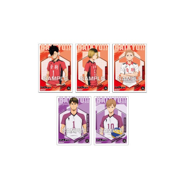 Haikyu!! Clear Card Collection Gum 5 [First Limited Edition] (pack of 16) 排球少年 透明卡 收藏卡