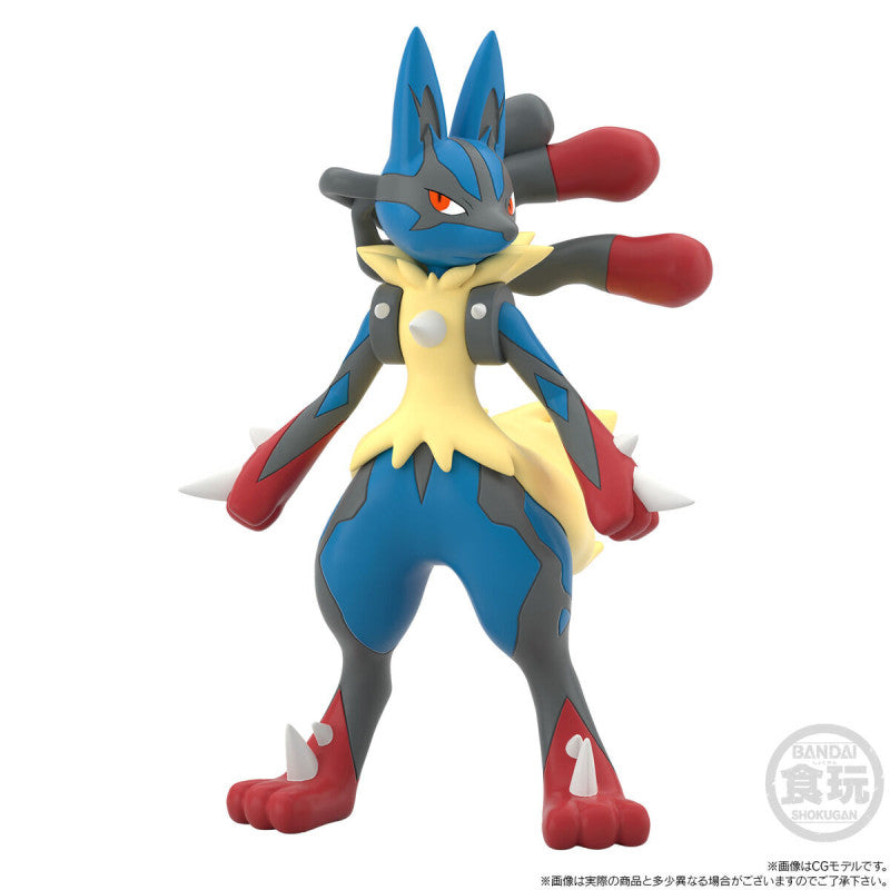 POKÉMON SCALE WORLD KALOS REGION KORRINA & MEGA LUCARIO W/O GUM 寵物小精靈 寶可夢 卡洛斯地區 可爾妮 & MEGA 路卡利歐