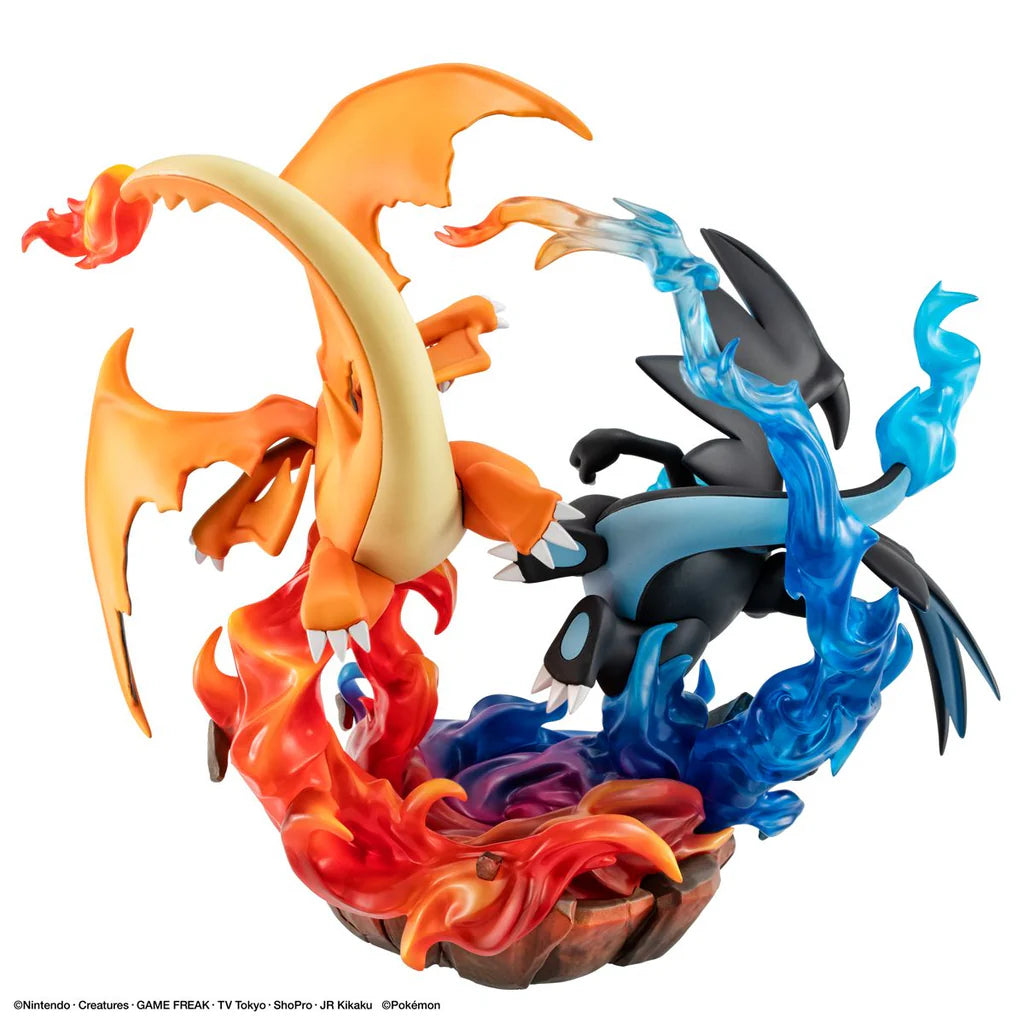 G.E.M.EX Series Pokémon - Mega Charizard X & Mega Charizard Y