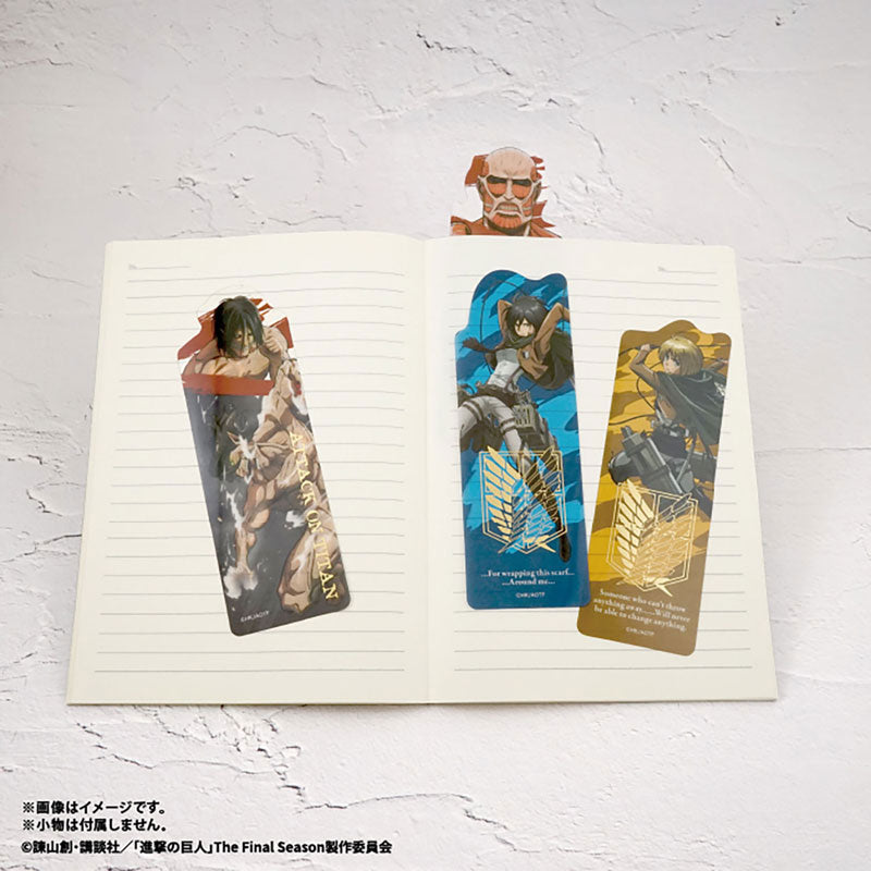 Attack on Titan Clear Bookmark (pack of 20) 進擊的巨人