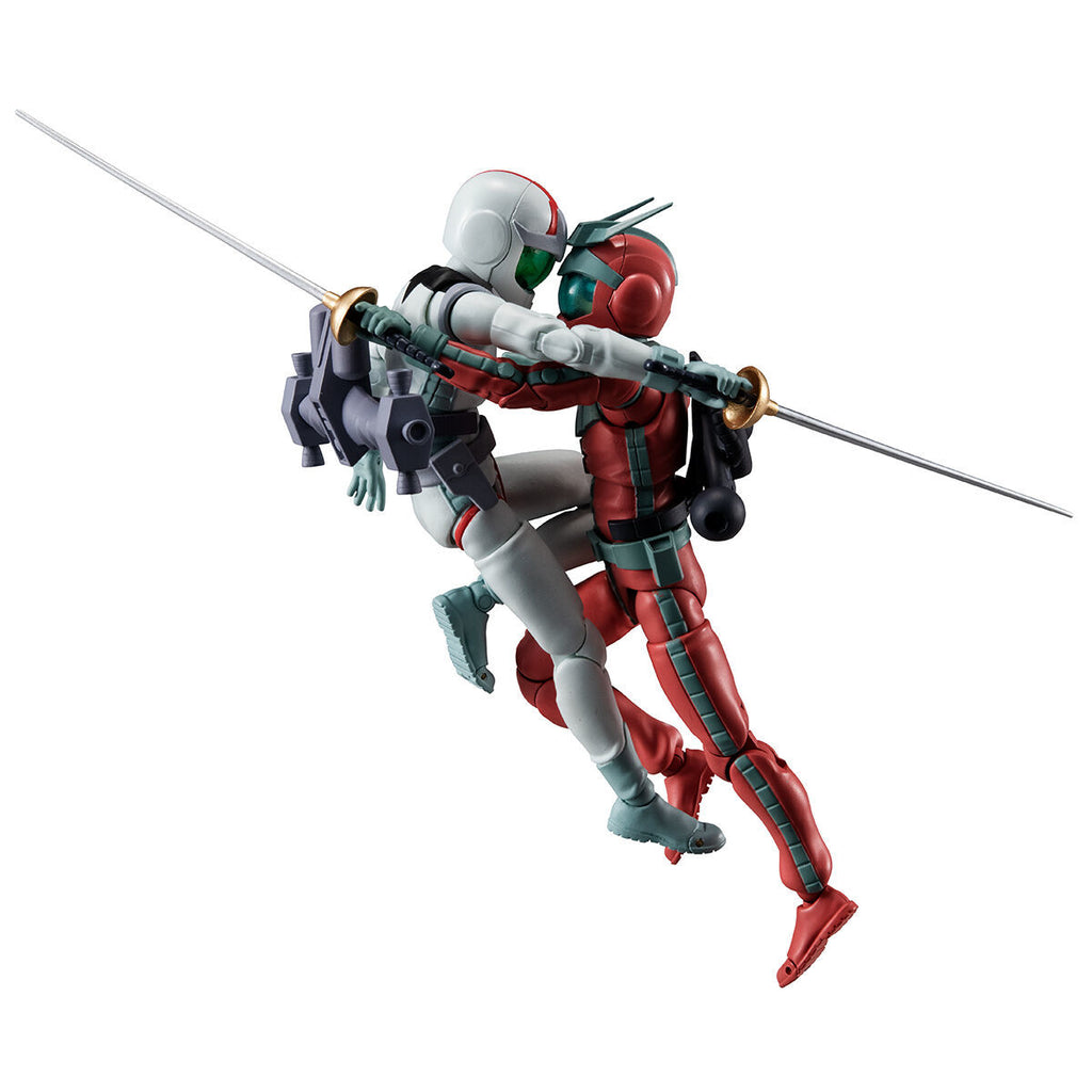 G.M.G. EX09 Mobile Suit Gundam Earth Federation Amuro Ray & Char Aznable Normal Suit Ver. [with gift] 阿寶 阿姆羅 馬沙