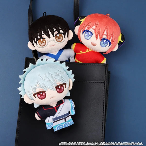 Gintama Plush Mascot (Sakata Gintoki / Shinpachi Shimur / Kagura / Hijikata Toushirou / Okita Sougo / Kotaro Katsura / Takasugi Shinsuke / Kamui) 銀魂