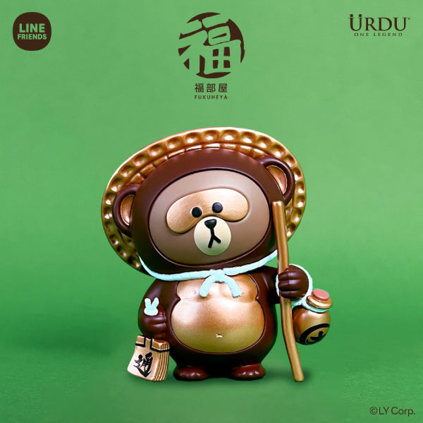 Urdu - Fukuheya Good Luck Brown Series 2 (box of 6) 福部屋 狸貓 河童 Line Friends