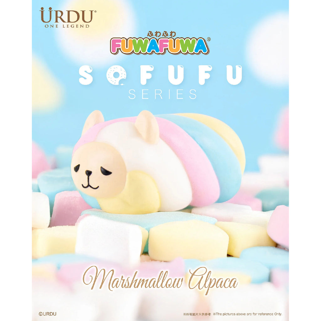Urdu - Sofufu series Fuwafuwa Marshmallow Alpaca (set of 4) 羊駝 綿花糖