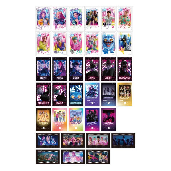 KPOP Girls! Demon Hunters Deco Stickers (pack of 20) 獵魔女團