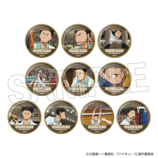 Haikyu!! Trading Badge 3 Iwaizumi Hajime (pack of 10) 排球少年 岩泉 一 襟章